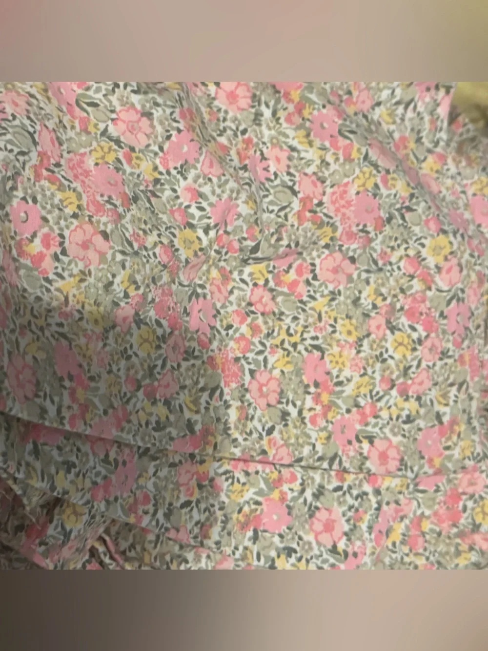 Laura Ashley Floral Cotton Sheets in Pink and Cream twin/twin XL
